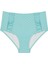 Mint Yeşili Nora High Ruffle Bikini Altı 16