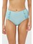 Mint Yeşili Nora High Ruffle Bikini Altı 17