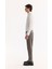 Erkek Gri Haki Klasik Bel Soft Touch Chino Slim Fit Pantolon A52Y3019 7