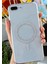 Iphone 7 Plus ve 8 Plus Uyumlu Glitter Magsafe Özellikli Simli Işıltılı Şeffaf Kılıf 2