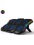 Rgb Işıklı 6 Fanlı 7 Kademeli LCD Göstergeli Notebook Laptop Soğutucu Stand Coolcold 17 Inç Sessiz 7