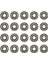 606Z 6 x 17 x 6mm Metal Minyatür Derin Groove Ball Rulmanlar 20 Pcs (Yurt Dışından) 1