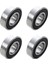 4 Adet 15MM x 32MM x 9mm Genişlik Tek Sıra Derin Oluk Mühürlü Radyal Bilyalı Taşıyan 6002RS (Yurt Dışından) 1