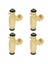 4pcs 35310-23600 Hyundai Santa Fe Tucson Elantra Tiburon Kia Optima Rondor Soul Sportage Için Araba Yakıt Enjektör Nozul (Yurt Dışından) 1