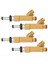 Yakıt Enjektörü 23209-09140 23250-0T010 23209-39145 Toyota Corolla Matrix Için Xd Base Hatchback 4pcs (Yurt Dışından) 2