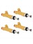 Yakıt Enjektörü 23209-09140 23250-0T010 23209-39145 Toyota Corolla Matrix Için Xd Base Hatchback 4pcs (Yurt Dışından) 5