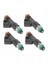 4pcs Yakıt Enjektörleri Nozul 12594512 Chevrolet Için Silverado Banliyö Gmc Yukon Sierra 2007-2009 5 3l 6 0l V8 217-2436 (Yurt Dışından) 3