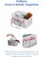 Katlamalı Anne&Bebek Organizer Somon Çiçek 16