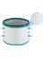 4x Dyson DP01 Için Filtre DP03 HP00 HP00 HP01 HP02 HP03 Masa Açılıcılar Saf Sıcak Soğuk Bağlantı Hava Arıtma Hepa Filtresi (Yurt Dışından) 4