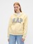 Kadın Sarı Gap Logo Fleece Fermuarlı Sweatshirt 1
