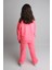 Neon Pembe Kız Çocuk İkili Takım 4