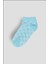 4 Çift Yazlık Pamuklu Kız Çocuk Patik Çorabı 3