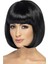 Siyah Renk Parti Peruğu Küt Saç 4