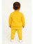 Sarı Ayıcık 1-2-3 Yaş Çocuk Alt Üst Takım Pijama Takım 3
