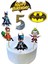 5 Yaş Batman Doğum Günü Pasta Süsü - Batman (Yarasa Adam) Pasta Süsü ve Doğum Günü Konsepti 1