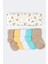 5'li Paket Yenidoğan Bambu Bebek Çorap Renkli 6