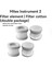 4pcs Xiaomi Kablolu Akar Sökücü Için MJCMY02DY Filtre Elemanı 2 Yıkanabilir Filtre Elemanı (Yurt Dışından) 3