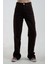 Kahve Yüksek Bel Straight Denim Pantolon 2