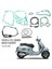 Motosiklet Motor Silindir Kafa Contaları Şanzıman Krank Kordalı Yağ Deposu Pan Conta Piaggio Vespa Gts Gtv 300 250 125 (Yurt Dışından) 2