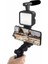 Telefon Tutucu Mini Mikrofonlu Tripod Vlog Çekim Video 3