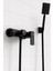 Siyah Banyo Bataryası ve Mafsallı Duş Seti 2'li Set - 251B 4