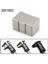 100 Adet 20X10X2 mm Neodyum Mıknatıs Köşeli Magnet N35 Nikel Kaplama Güçlü Kaliteli Dayanıklı ( Lisinya ) 6