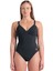Lara Soft Curve Back Kadın Siyah Yüzücü Mayosu 008119550 1