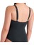 Lara Soft Curve Back Kadın Siyah Yüzücü Mayosu 008119550 5