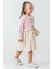 Gül Detaylı Hırkalı Kız Çocuk 3\'lü Takım - 26K 7271 2