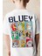 Bluey T-Shirt Erkek Çocuklar İçin Oyunbaz Tasarım Yumuşak Pamuk Uzun Kol 4