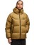 Hooded Down Puffer Erkek Sarı Günlük Stil Mont 68838269 1