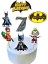 7 Yaş Batman Doğum Günü Pasta Süsü - Batman (Yarasa Adam) Pasta Süsü ve Doğum Günü Konsepti 1