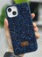 Iphone 14 Plus ve 15 Plus Uyumlu Elmas Tasarımlı Taşlı Işıltılı Parlak Pırlanta Silikon Kılıf 1