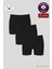 Erkek Pamuklu Penye Paçalı Boxer 3'lü Paket – Rahat & Dayanıklı | Siyah K0043 1