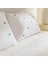 Amour Mio %100 Pamuk Çift Kişilik Nakışlı Nevresim Takımı Beyaz 3