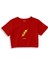 Extra Dirty Crop Tişört - Kırmızı 1