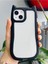 Apple Iphone 13 - 14 ve 15 Uyumlu Kenarı Siyah Renkli Darbe Önleyici Şeffaf Silikon Kılıf 1