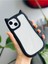 Apple Iphone 13 - 14 ve 15 Uyumlu Kenarı Siyah Renkli Darbe Önleyici Şeffaf Silikon Kılıf 2