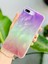 Iphone 7 Plus ve 8 Plus Uyumlu Shine Renk Geçişl Desenli Silikon Kılıf 3