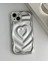 Iphone 14 Plus ve 15 Plus Uyumlu 3D Mat Kabartma Kalp Silikon Kılıf 3