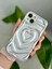 Iphone 14 Plus ve 15 Plus Uyumlu 3D Mat Kabartma Kalp Silikon Kılıf 4