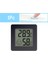 Mini LCD Dijital Termometre Higometre Sıcaklık Ölçer Nem Sensörü Hava Istasyonu Düğmesi Pil Beyaz ile Set (Yurt Dışından) 2