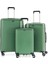 Seyahatleriniz Için Mükemmel Partner: Ultra Dayanıklı 3'lü Set Valiz & Bavul Yeşil 1
