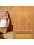 Sauna Termometresi 2 In 1 Fahrenheit Termometre Higometre, Sauna Odası Otel Için LED Hafif Sauna Aksesuarları (Yurt Dışından) 3