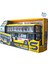 Turist Gezi Otobüsü Iki Katlı Ön ve Orta Kapısı Açılabilen Sesli Işıklı Oyuncak Şehir Otobüs 27 cm 1