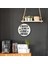 Coffee Break Yazılı Duvar Süsü – Yuvarlak Sert Plastik 20X20 cm 2