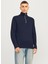 Bisiklet Yaka A-Form Fit Lacivert Erkek Kazak 12257773_JJEPERFECT Knıt Half Zıp S 2