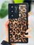 Galaxy S23 Ultra Uyumlu Kaplama Leopar Tasarımlı Silikon Kılıf 3