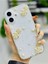 Iphone 16 Uyumlu Inci Gül Tasarımlı Oyuncaklı Silikon Kılıf 3