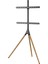 STD1246F 45"-65" Vesa Uyumlu Ahşap Ayaklı 360° Dönebilen Dekoratif Taşınabilir Tv Standı 1